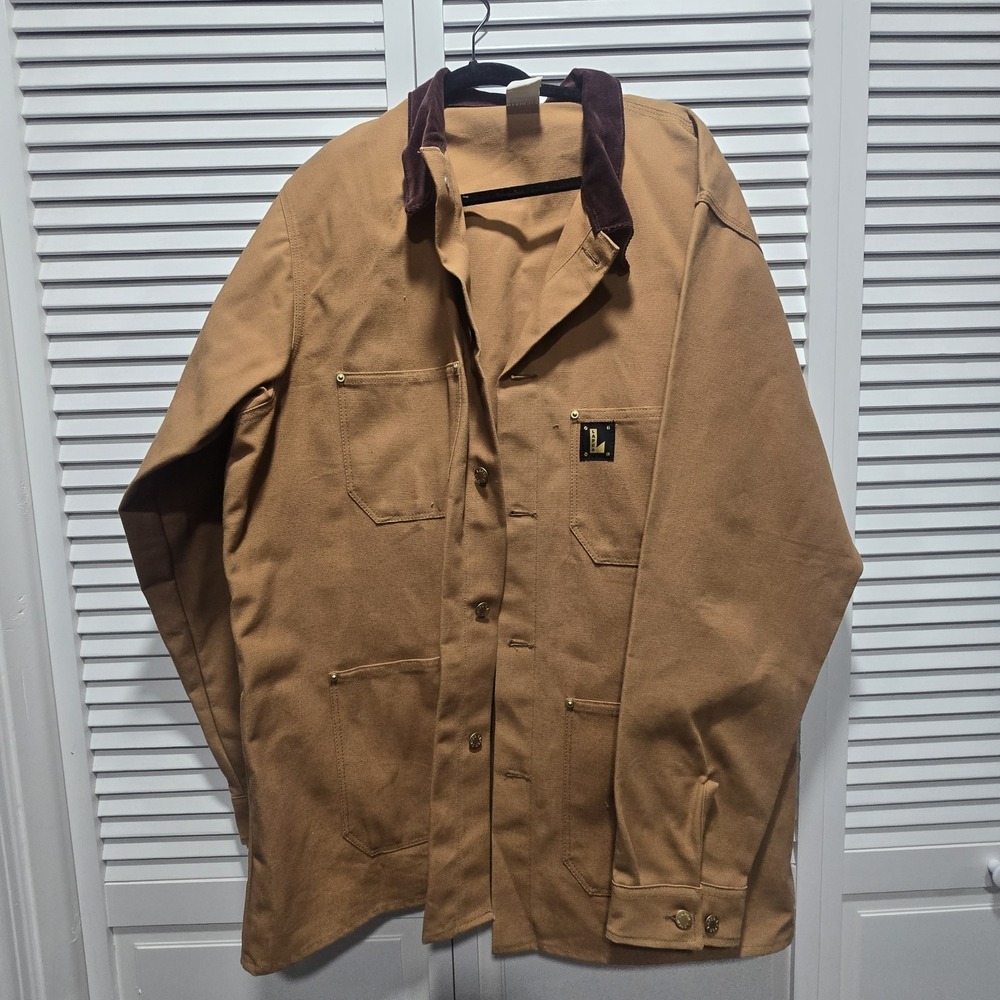 LAPCO Duck Canvas Chore Coat Jacket Corduroy Collar Heavy Duty Work XXL Tall